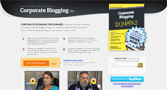 Desktop Screenshot of corporatebloggingtips.com